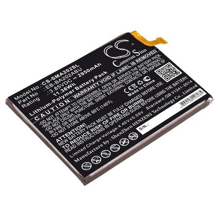Bsc Preferred Samsung Galaxy SM-A102N SM-A102P SM-A102U SM-A102V SM-A20 Mobile Phone Repl. Battery CS-SMA202SL